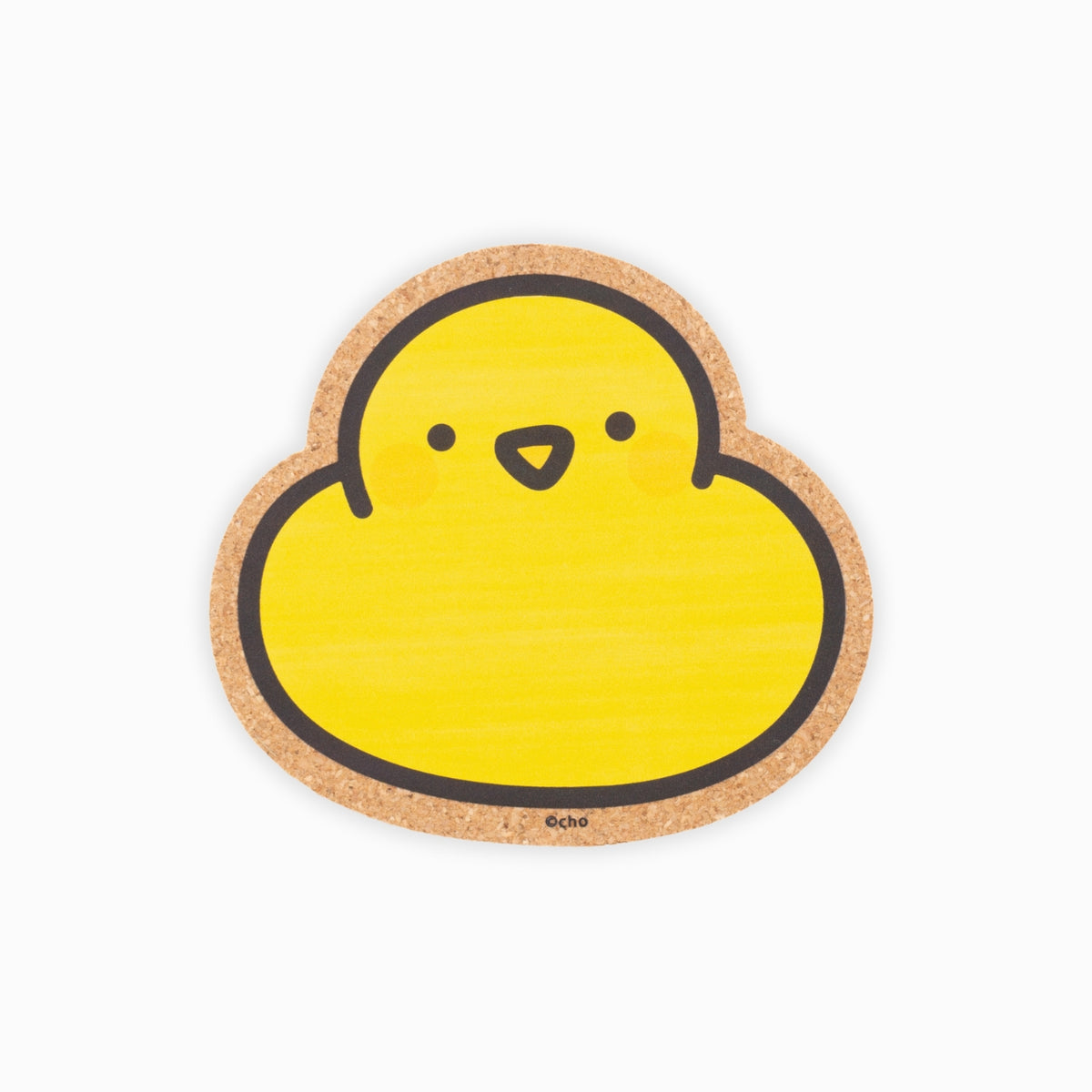 ひよこのコルクコースター